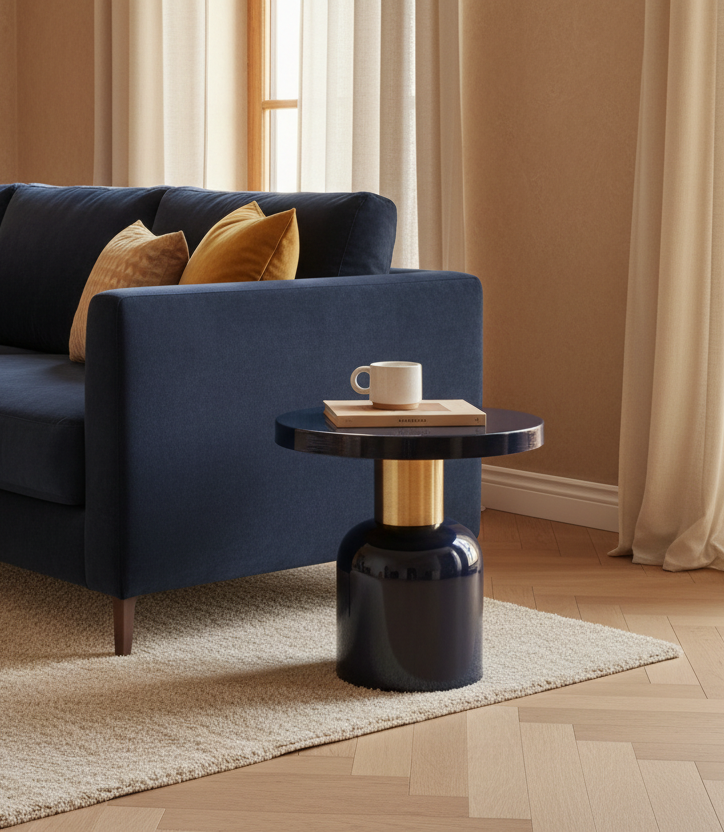 Mesa Nalima Azul — Sala