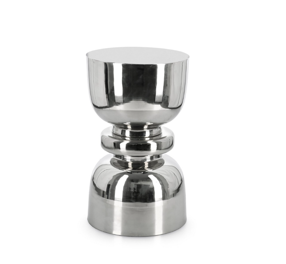 Mesa de Apoio Animesh Aço cromado