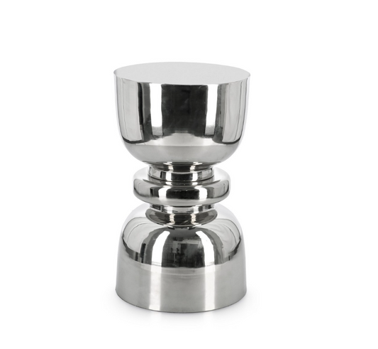 Mesa de Apoio Animesh Aço cromado