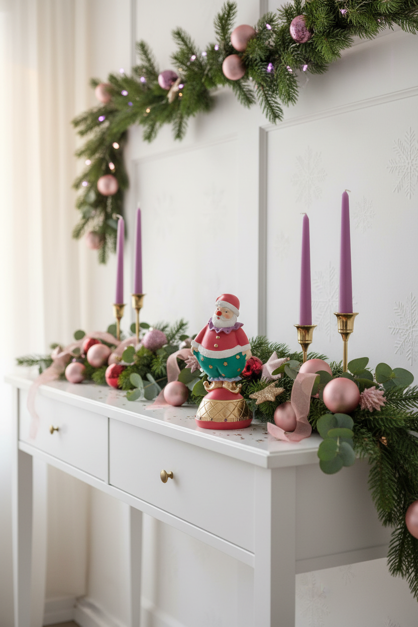 Pai Natal decorativo - ambiente coordenado