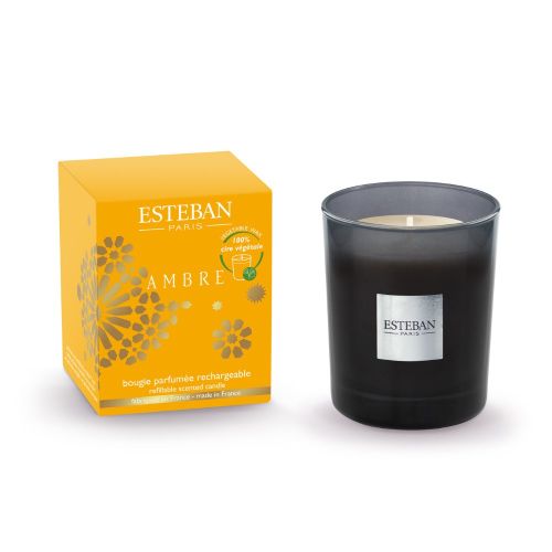 Vela Perfumada Recarregável  Ambre 180g