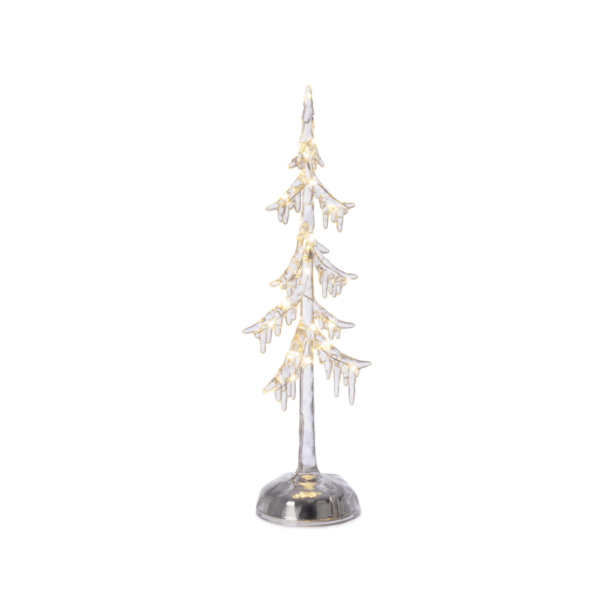 Árvore de Natal Silky com LED acrílico 32cm