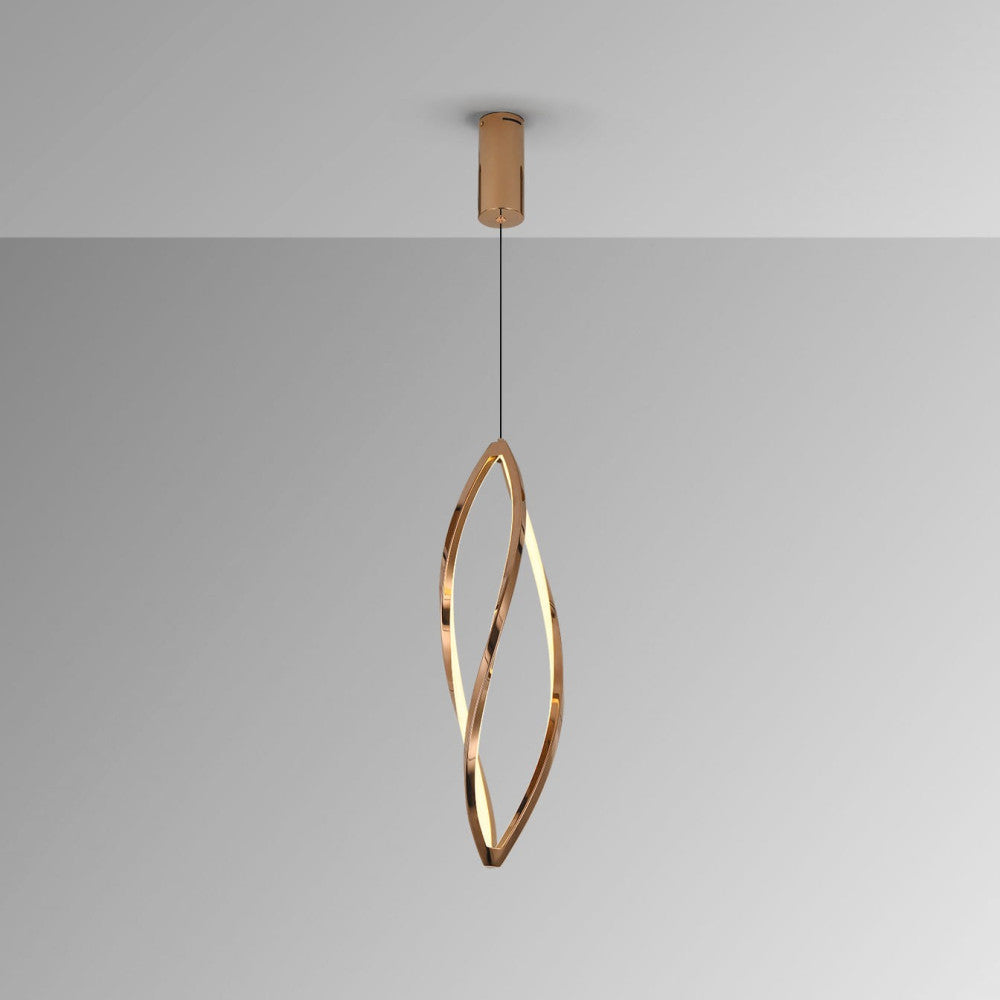 Candeeiro teto Adele dourado