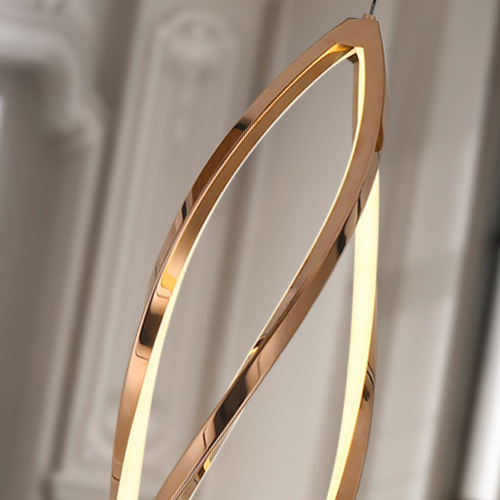 Candeeiro teto Adele dourado