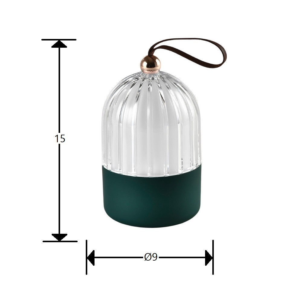 Candeeiro de mesa portátil Chiqui verde