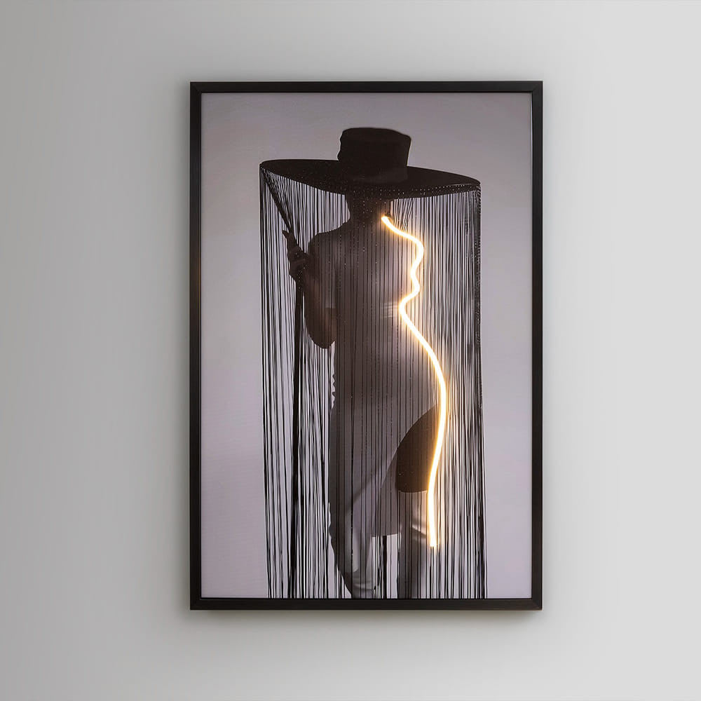 Quadro com Luz LED Diva 80 × 120 cm