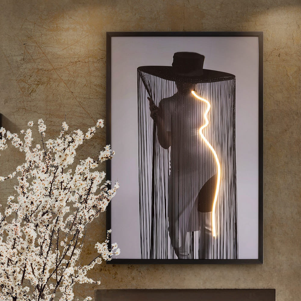 Quadro com Luz LED Diva 80 × 120 cm