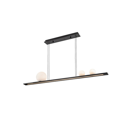 Candeeiro Teto Mila preto 3L