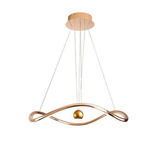 Candeeiro teto Romina ø78 cmdourado