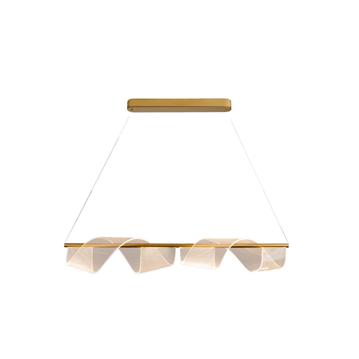 Candeeiro teto Velas dourado