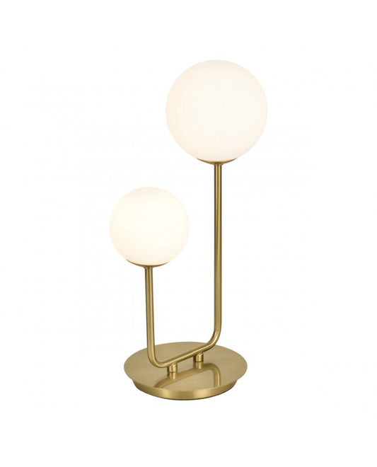 Tischlampe Cosmica aus Gold und Glas