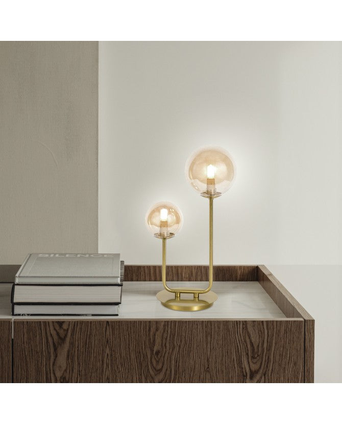 Candeeiro de mesa Galaxia dourado