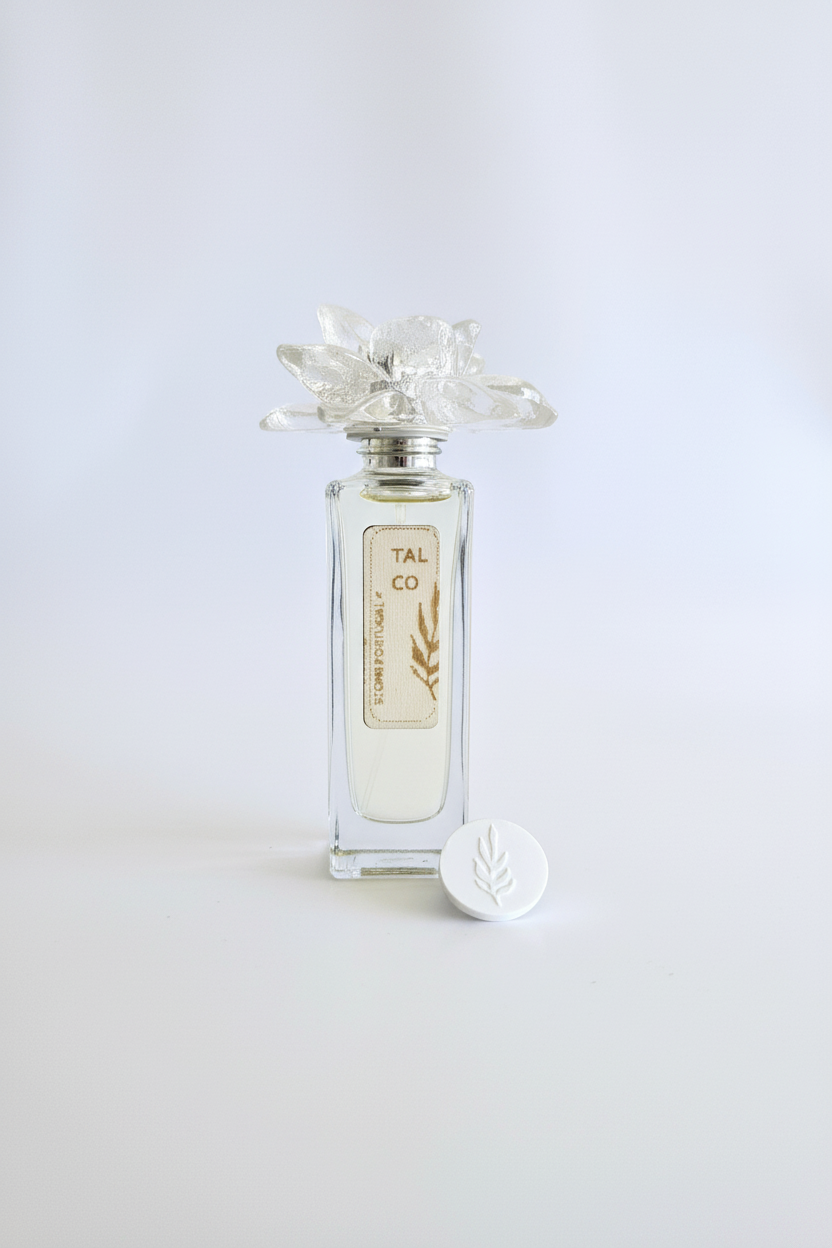 Talco Perfume Concentrado 30ml fundo branco