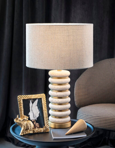 Candeeiro Travertino bege