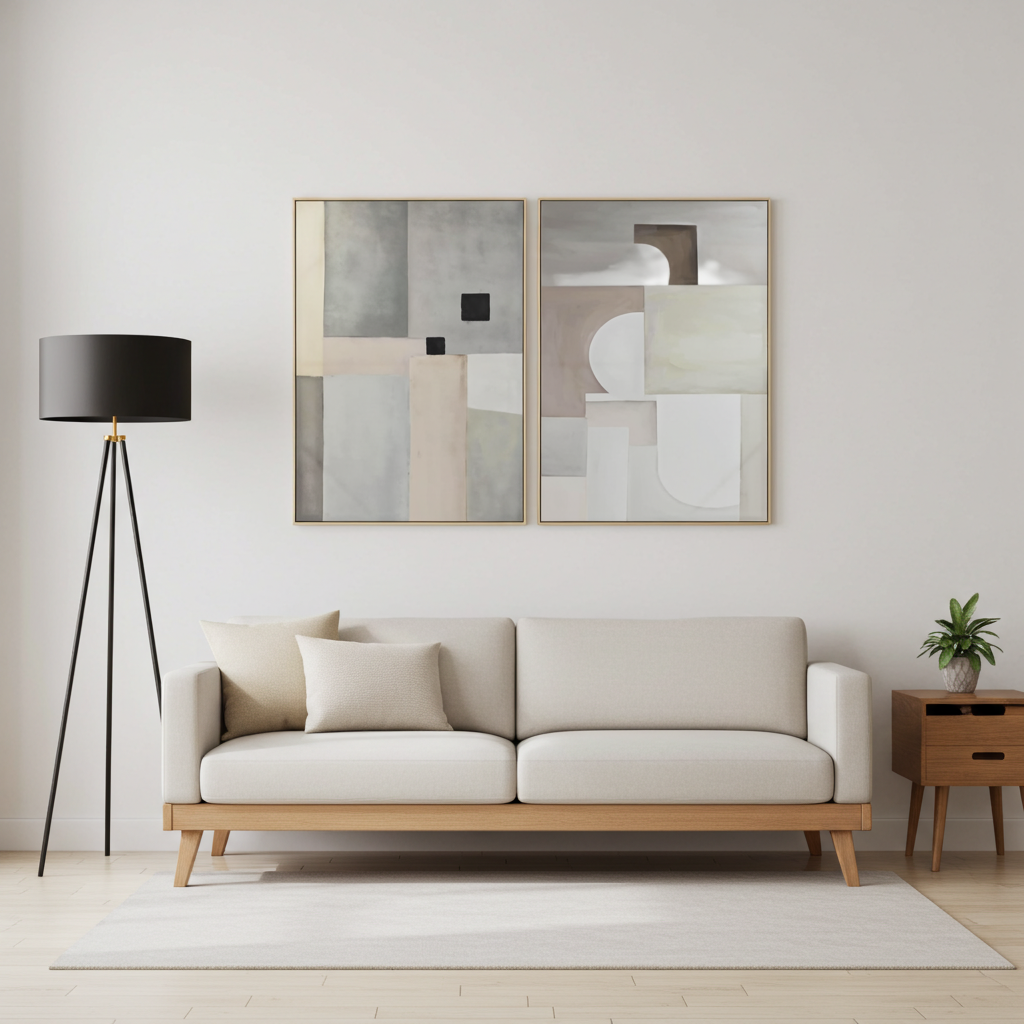 Quadro Abstrato nude 140x100cm